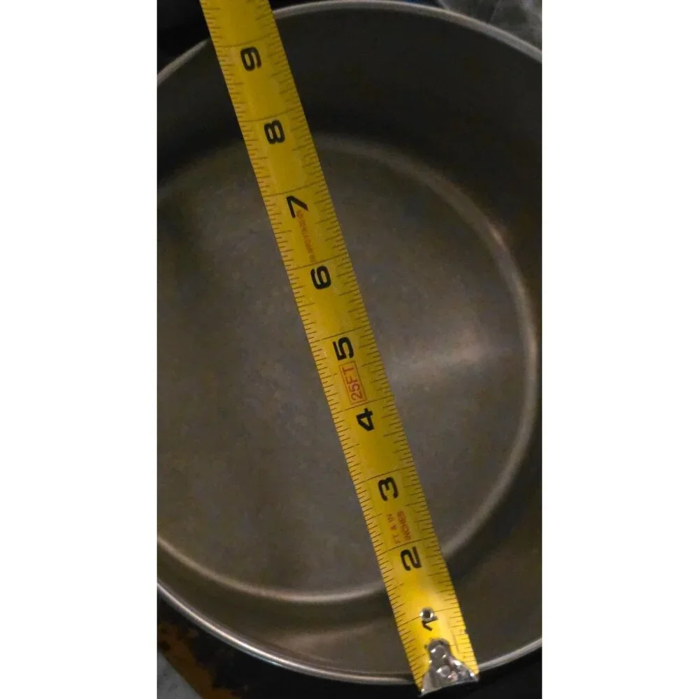 Revere Ware 6 Qt Stainless Steel Stock Pot Copper Bottom USA Made- NO LID‎ TOP